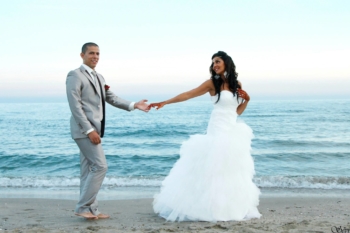 Photo mariage oriental plage