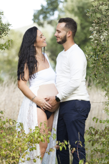 photographe pic saint loup montpellier hérault couple grossesse nature 