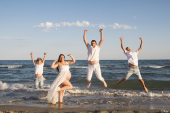 photographe pic saint loup montpellier hérault famille grossesse plage